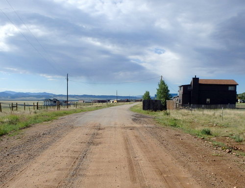 GDMBR: CR-33 becomes paved entering Como, Colorado.